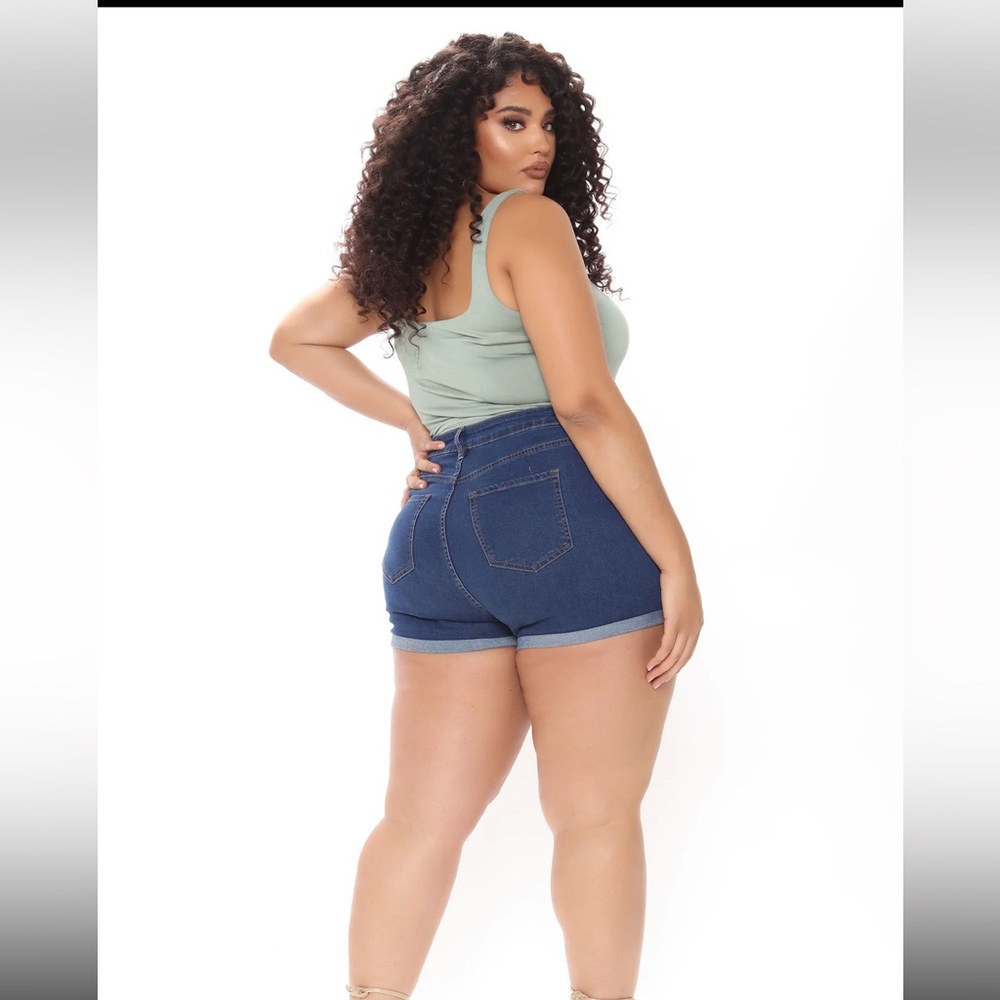 Fashion Nova High Waist Denim Shorts